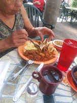 Carne Adovada with Eggs and Hash Browns